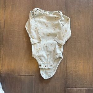 10 for $10 Carter's Sage Floral Long-Sleeve Baby Bodysuit
